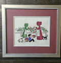 Diane Graebner, "Fruit of Labor" - Framed & Completed cross-stitch - Ready to hang