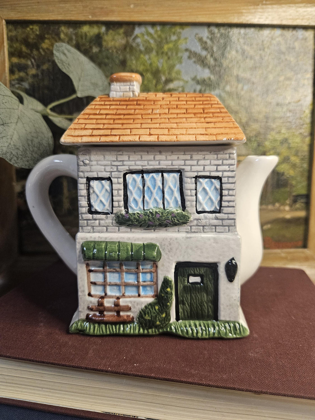 Vintage 1990's - Lillian Vernon Mini Teapot - "The Tea Shop"