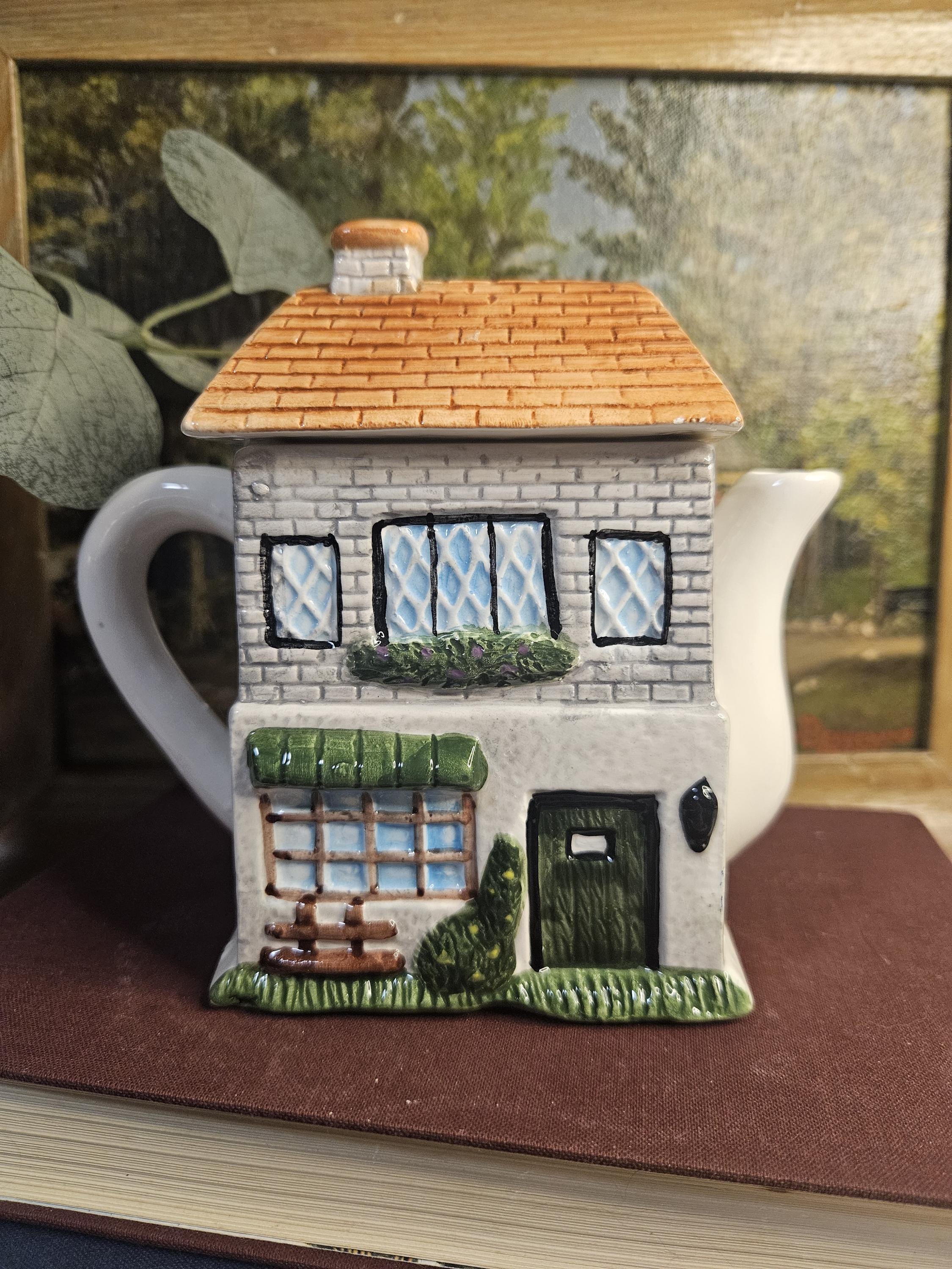 Vintage 1990's - Lillian Vernon Mini Teapot - "The Tea Shop"