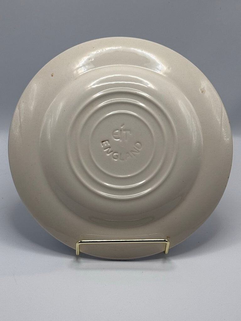 Vintage Blue and White Transferware Plate by Ridgway