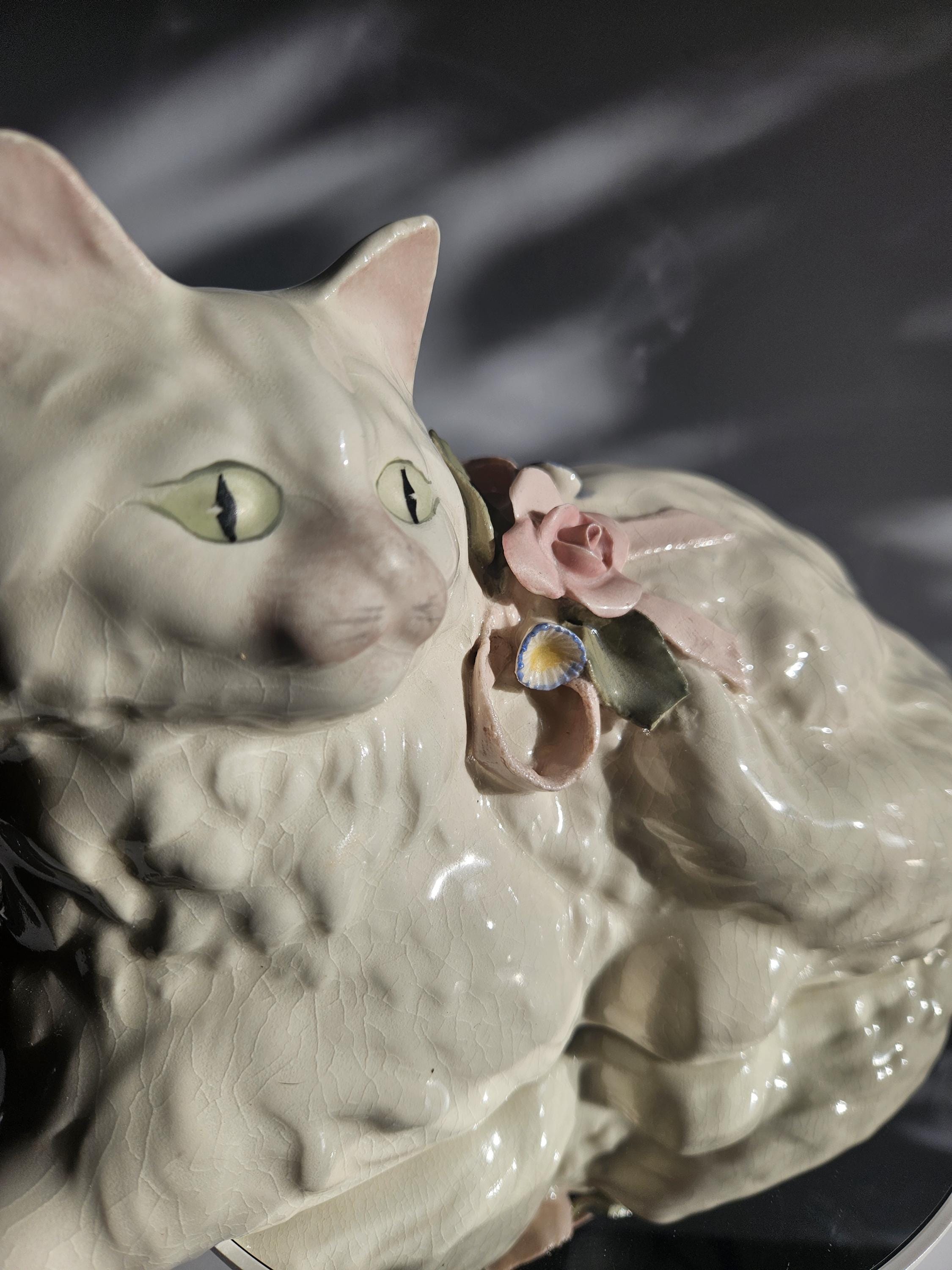 Vintage - Cybis Cordey - Porcelain Persian Cat