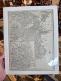 Boston map print