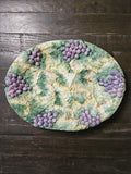Majolica - Intrada, Made in Italy - Platter - Leaves and Grapes