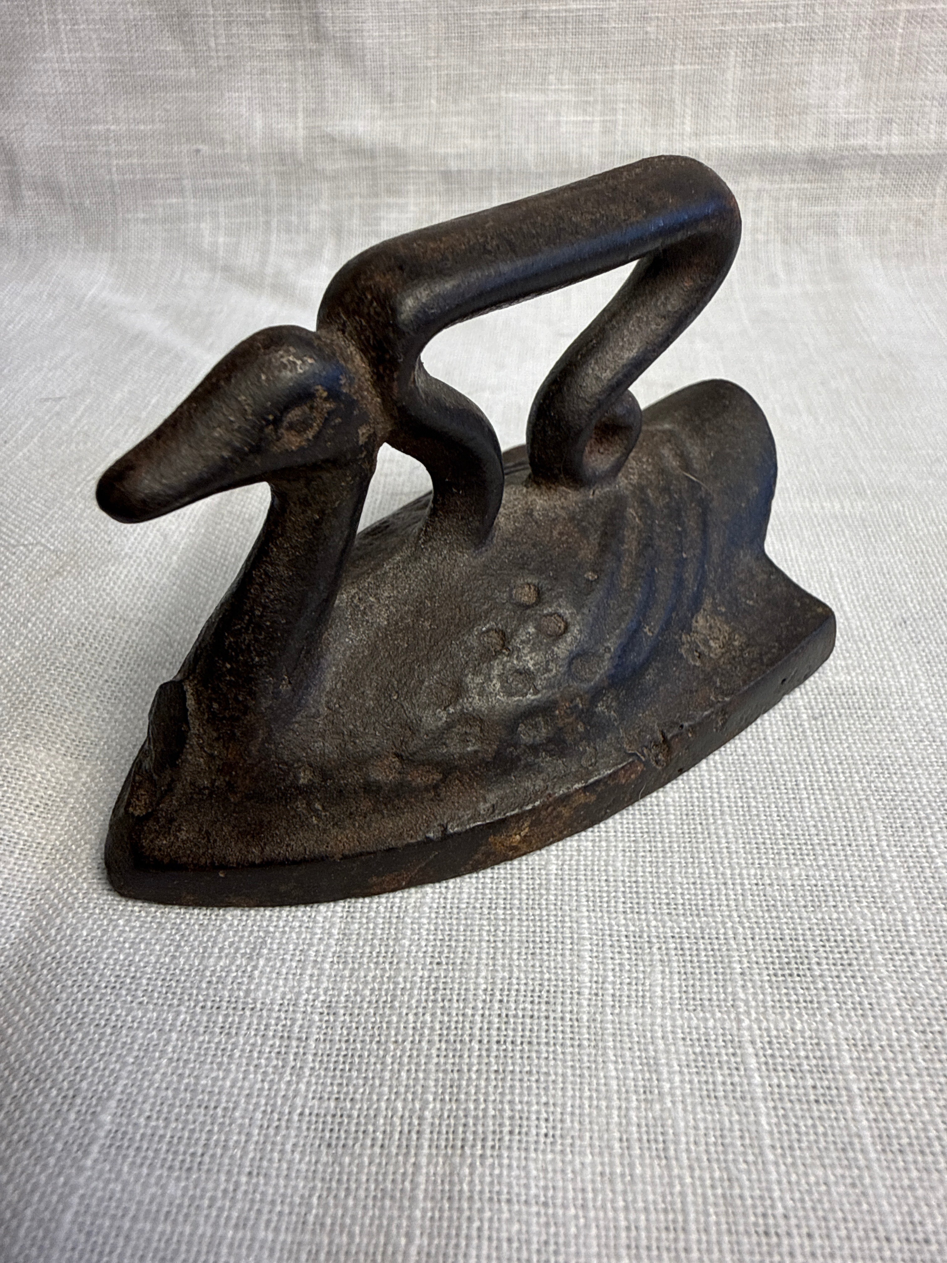 Small Decorative Swan Sad Iron