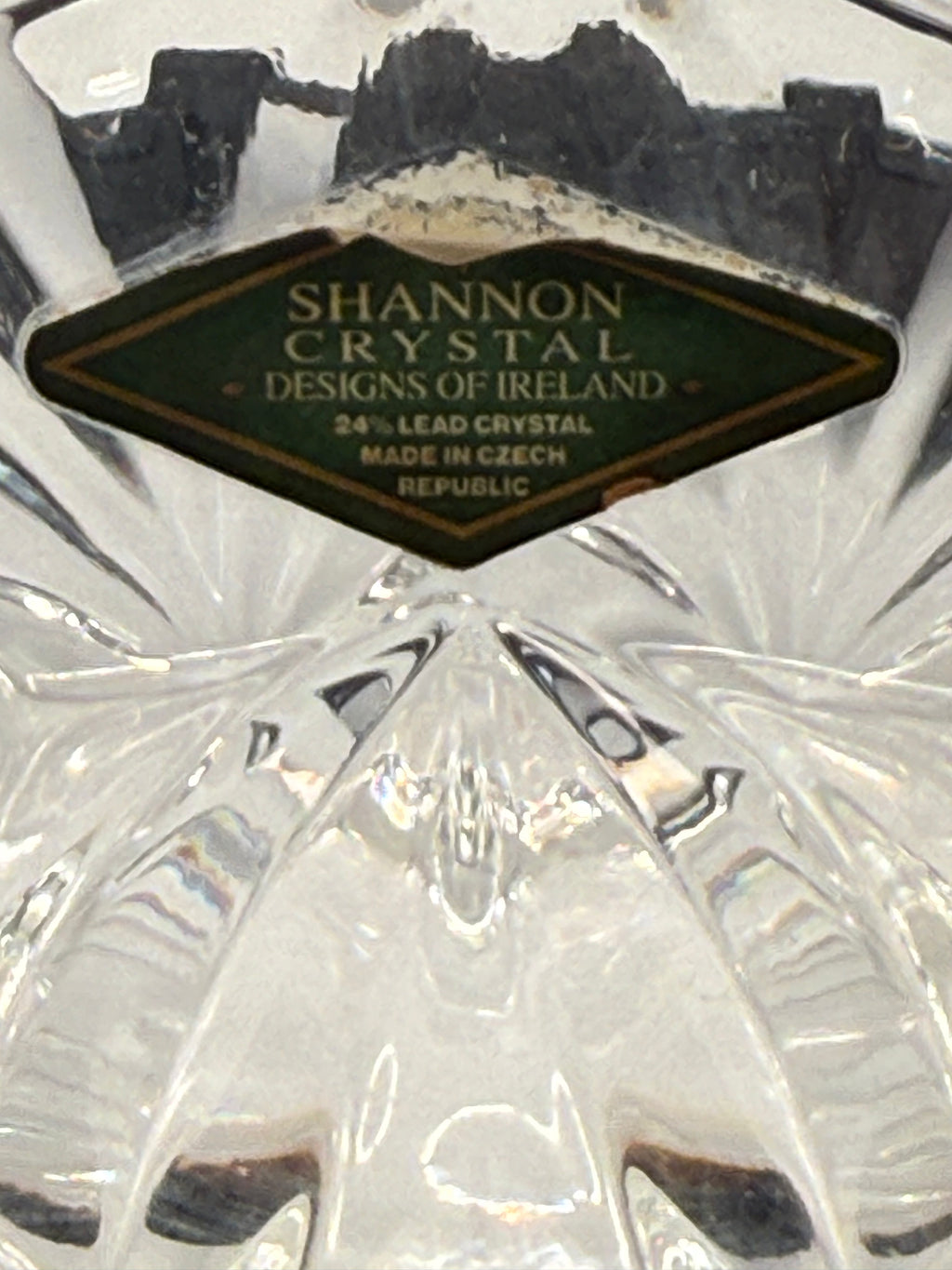 Shannon Crystal 24% Lead Crystal Lotus Bowl - Godinger Czech Republic