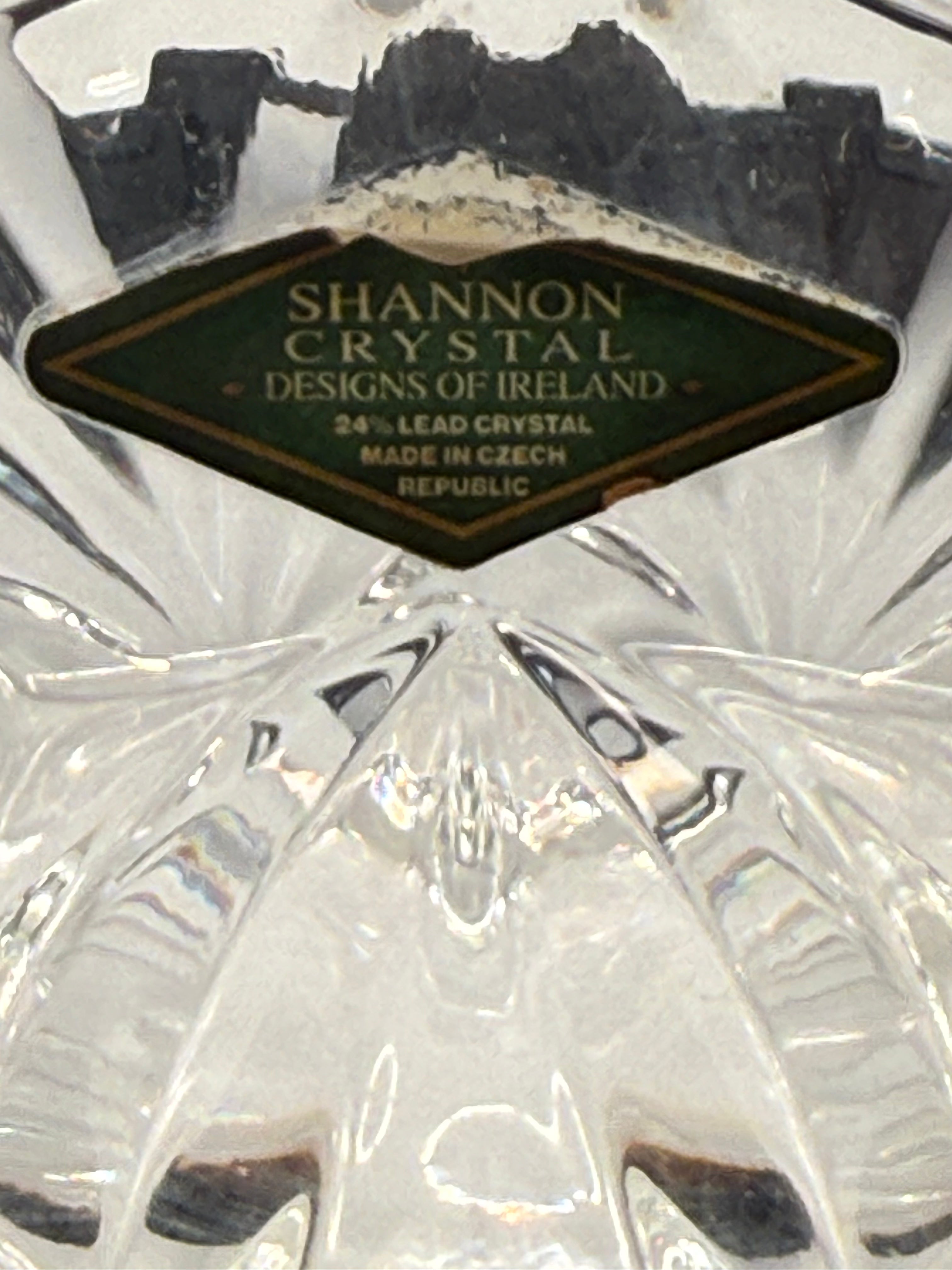 Shannon Crystal 24% Lead Crystal Lotus Bowl - Godinger Czech Republic