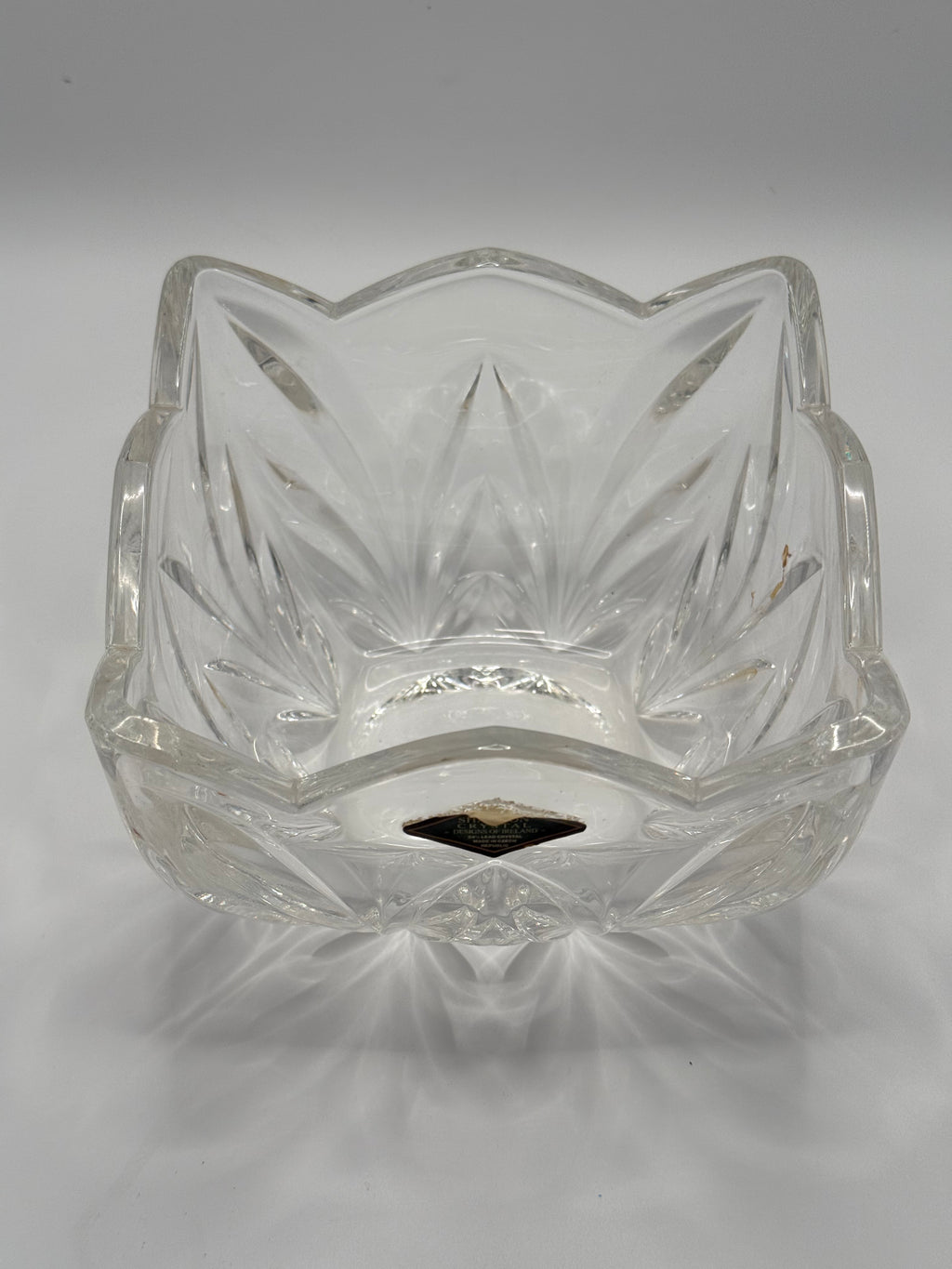 Shannon Crystal 24% Lead Crystal Lotus Bowl - Godinger Czech Republic