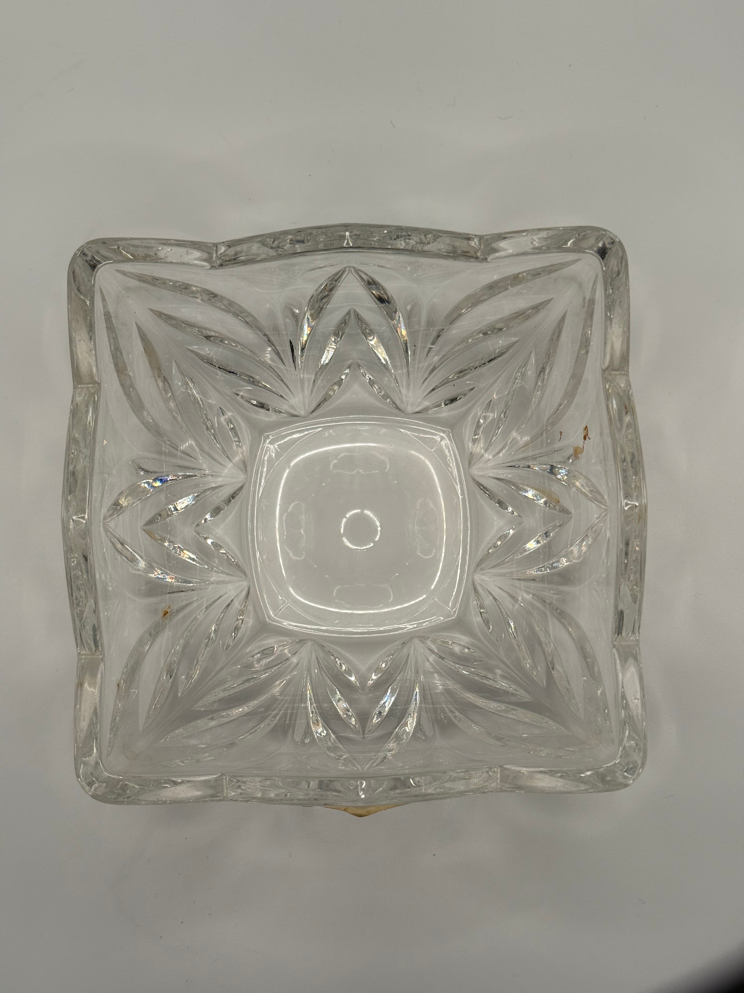 Shannon Crystal 24% Lead Crystal Lotus Bowl - Godinger Czech Republic