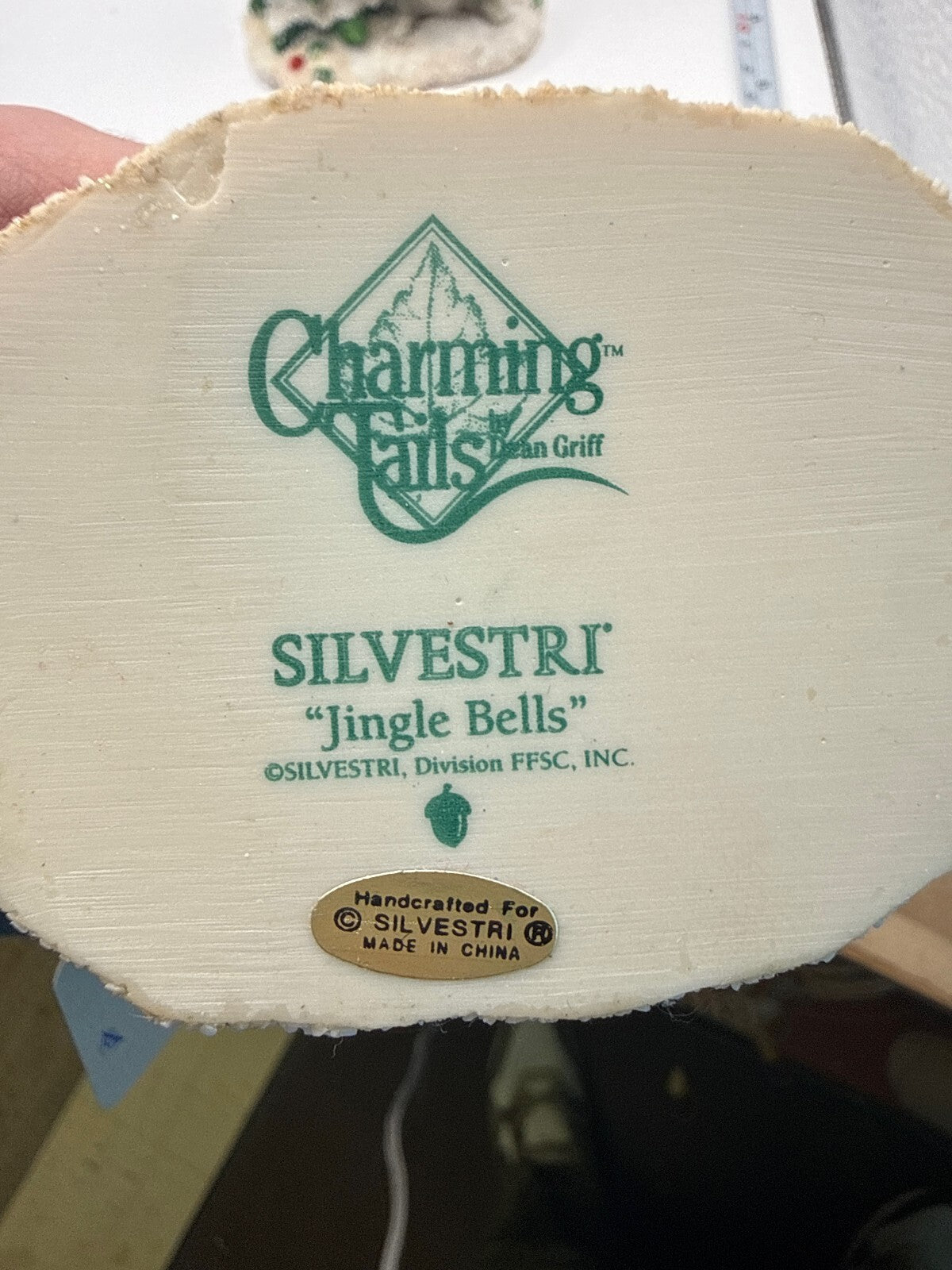Vintage Charming Tails Jingle Bells Figurine - Dean Griff Silvestri