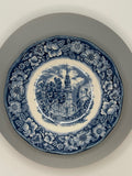 Vintage Liberty Blue Saucer 5.75” Staffordshire; england Ironstone.