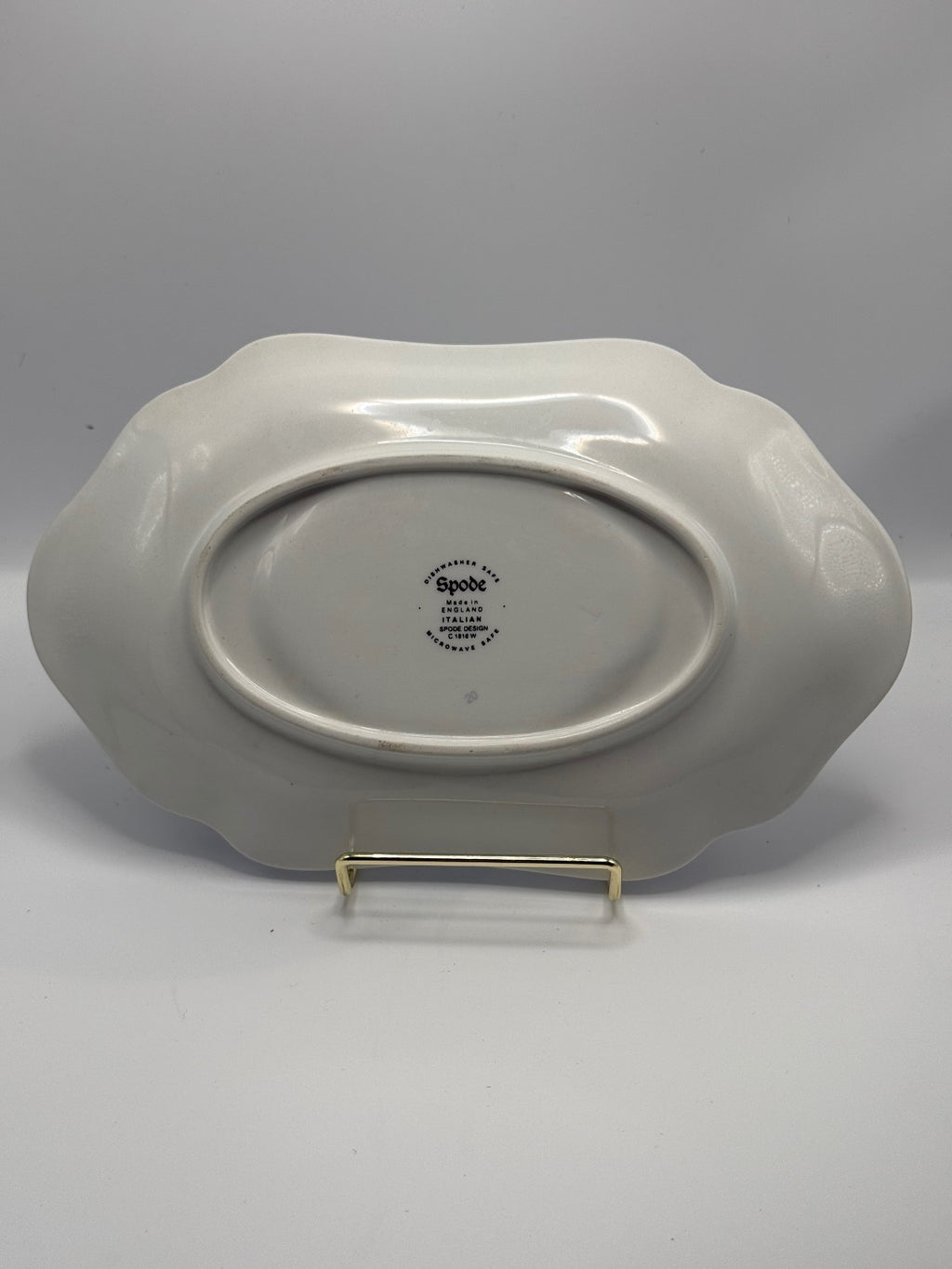 Spode Blue Italian Creamer and Oval Dish Set