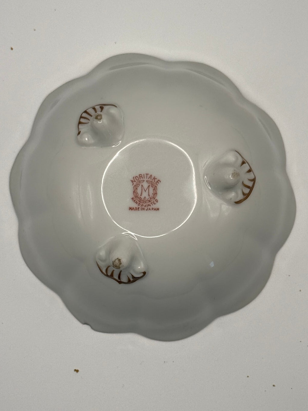 Vintage 1920s Noritake Hand Painted Scenic Footed Bowl - Made in Japan