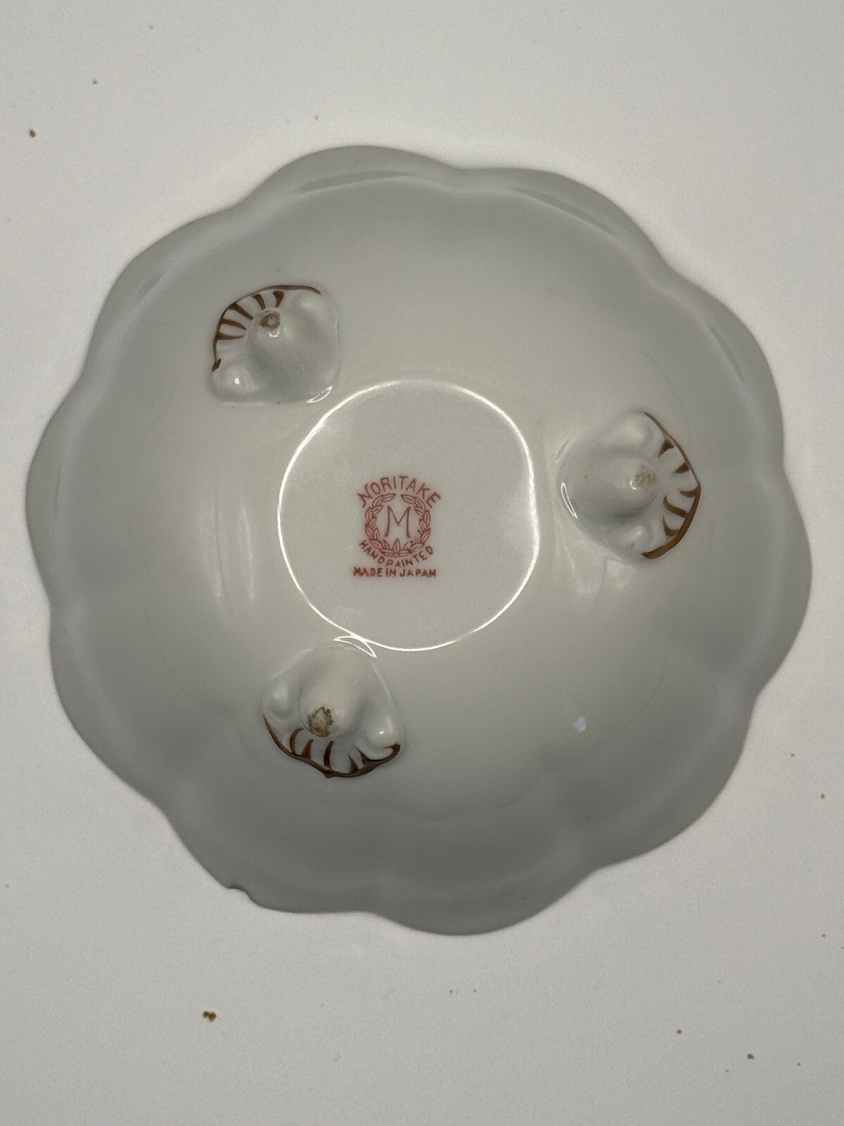 Vintage 1920s Noritake Hand Painted Scenic Footed Bowl - Made in Japan