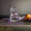 Small Swedish Glass Duck - Vintage - Paperweight - Figurine - Clear