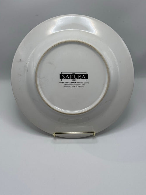 Sakura Home Sweet Home Decorative Plate by Warren Kimble