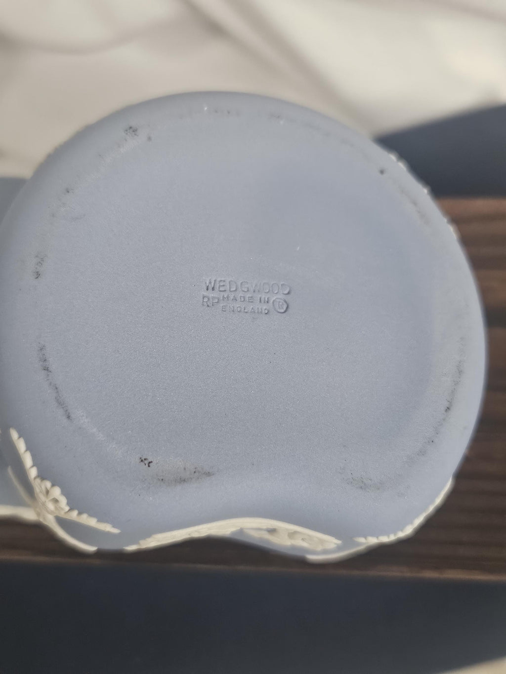 Kidney-shaped Wedgwood - Trinket Box - Jasperware - Vintage