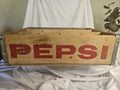 Vintage Pepsi Wooden Crate - Fully intact - Pepsi Cola Advertisement