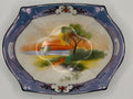 Vintage 1920s Noritake Hand Painted Scenic Lusterware Dish - Made in Japan