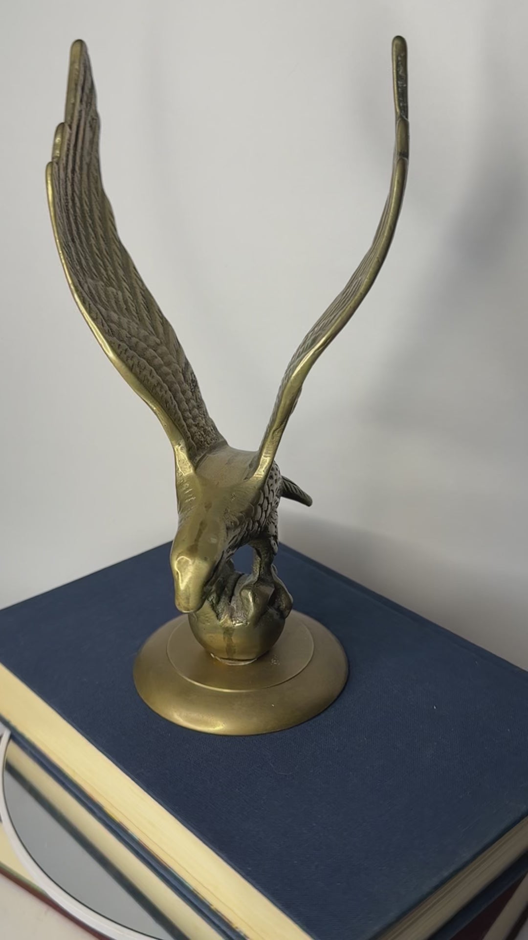 Brass Eagle 8.5” Tall