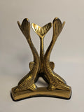 Brass Dolphin Orb Holder
